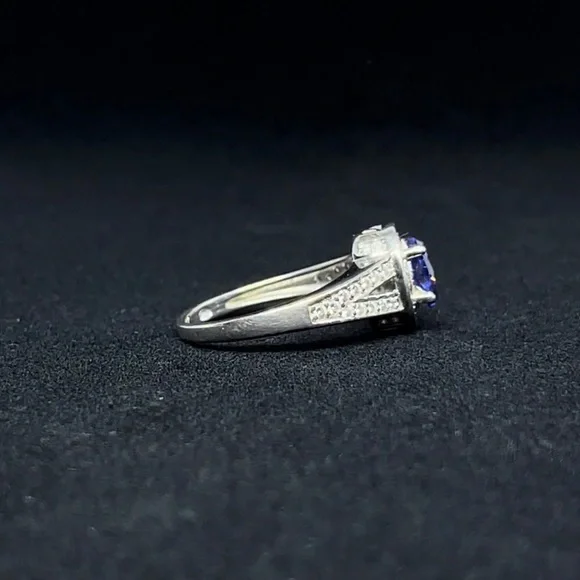 SAPPHIRE RING (SOLID SILVER) - Picture 3 of 5
